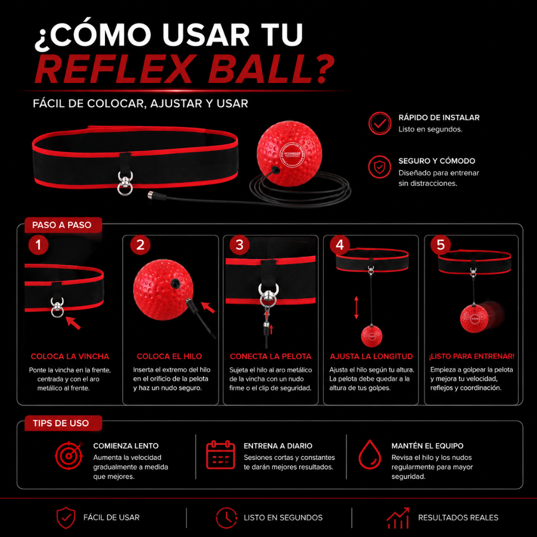 Reflex Ball - Pelota de Reflejos Para Boxeadores