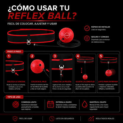 Reflex Ball - Pelota de Reflejos Para Boxeadores